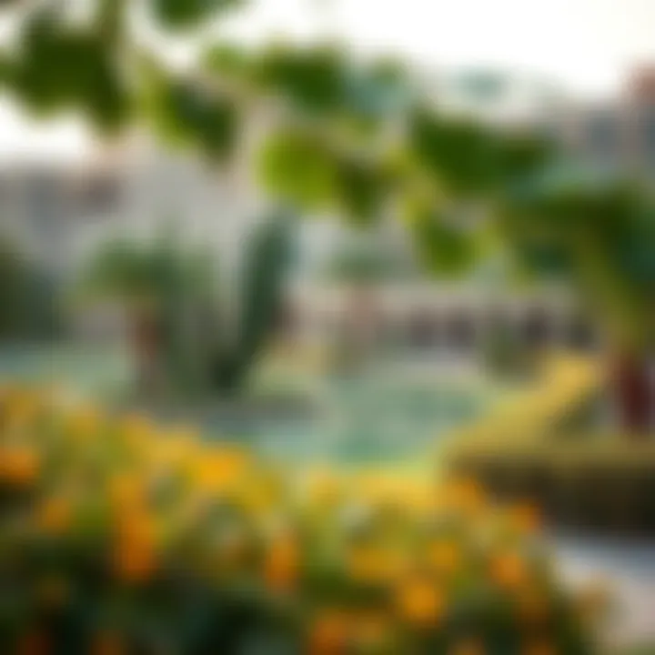 Lush Greens of Al Ain Oasis The historic Al Ain Oasis showcasing lush greenery