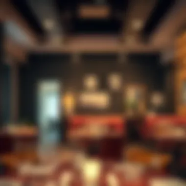 Creating Memorable Atmospheres Warm and inviting restaurant ambiance with soft lighting