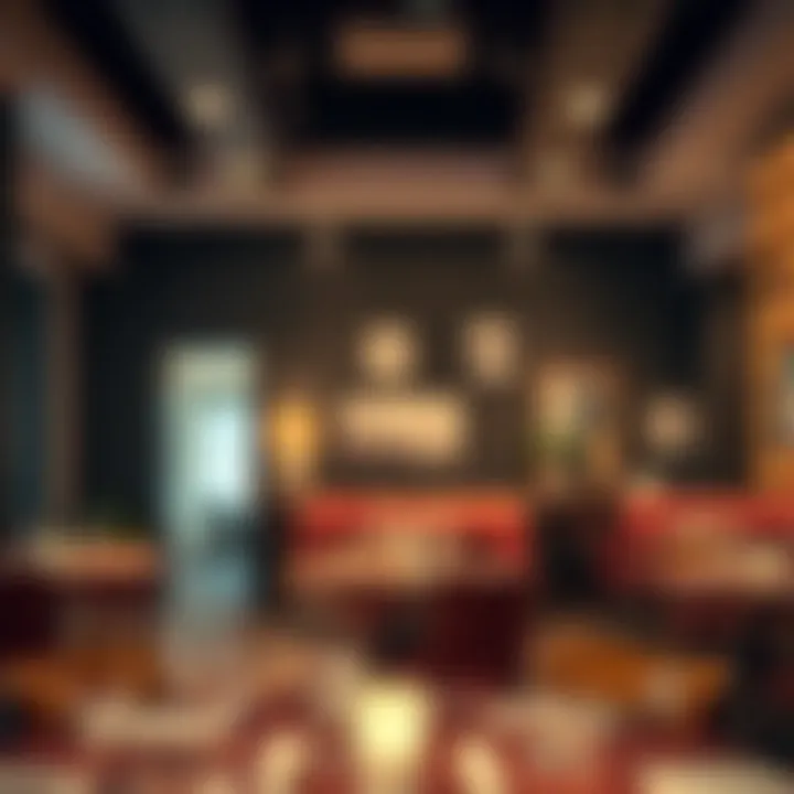 Creating Memorable Atmospheres Warm and inviting restaurant ambiance with soft lighting