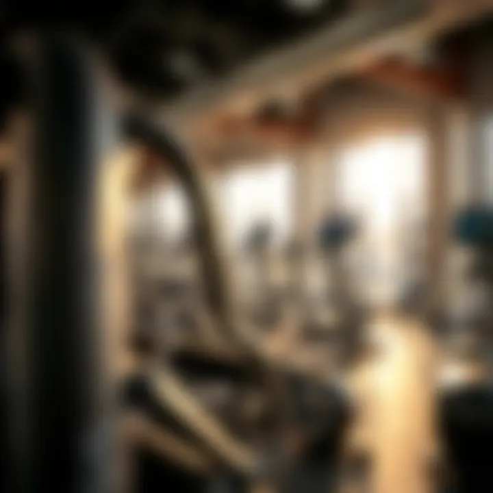 A close-up of premium gym equipment available in Dubai gyms