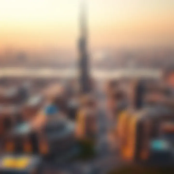Stunning views of Dubai from Hauser development
