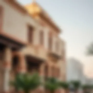 Traditional Architectural Styles of Dubai Historic architecture in Dubai showcasing traditional design