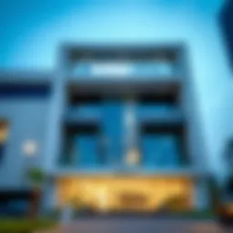 Exterior view of the Indigo Office showcasing its modern architecture