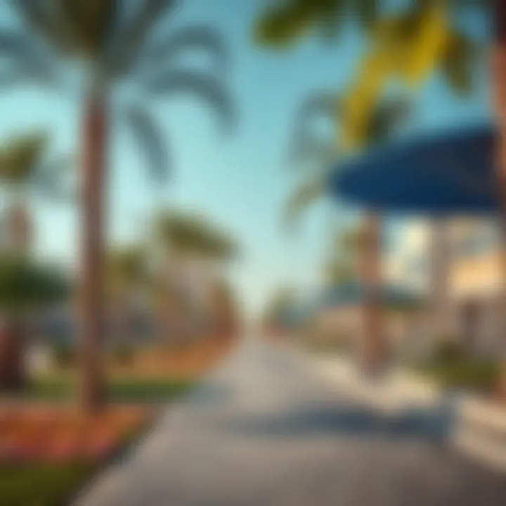 Community Amenities in الجاده الشارقه Vibrant community amenities in الجاده الشارقه, featuring parks and recreational facilities