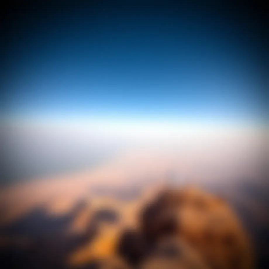 Breathtaking panoramic view from the summit of Jebel Jais