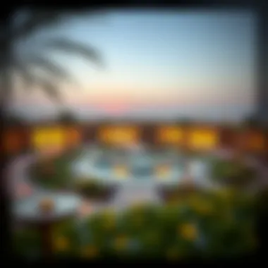 Landscape Design of قرية الجميرا الدائرية Landscape design complementing the circular layout of قرية الجميرا الدائرية