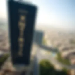 Aerial view of Jumeirah Village Triangle showcasing its unique layout