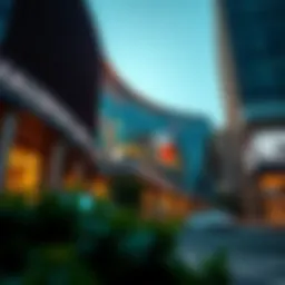 Exterior view of Khalidiya Mall showcasing modern architecture