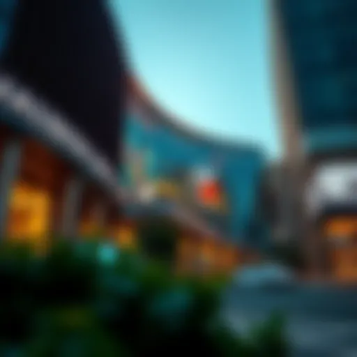 Exterior view of Khalidiya Mall showcasing modern architecture