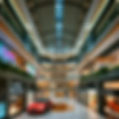 Spacious Interior of Khalidiya Mall Interior layout of Khalidiya Mall with various retail sections