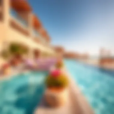 Vibrant Amenities for Relaxation on Dubai's Ladies Beach Vibrant beachside amenities designed for relaxation