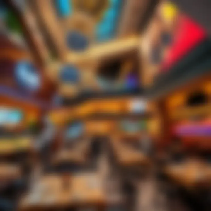 Diverse Dining Offerings Diverse dining options with vibrant atmosphere and various cuisines