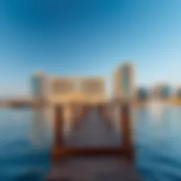 Stunning waterfront view of Marasy Al Bateen