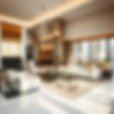 Elegant Interior of Marina Towers Stylish interior design of a residence in Marina Towers reflecting elegance