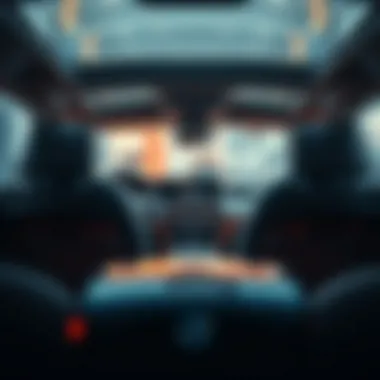 Luxurious Interior of Mercedes-Benz Interior of luxury Mercedes-Benz vehicle