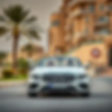 Scenic Driving Experience in Dubai with Mercedes-Benz Driving a Mercedes-Benz on Dubai's scenic roads