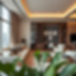 Stylish room interior showcasing modern designs