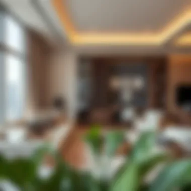 Contemporary Living Space in Business Bay Stylish room interior showcasing modern designs