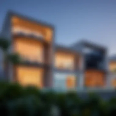 Luxurious exterior view of Omniyat Vela showcasing its modern architecture