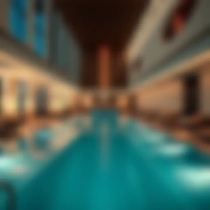 State-of-the-art amenities at Omniyat Vela, including a luxurious pool and spa