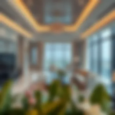 Elegant Living Room in Tiara Residence Luxurious living room interior at Tiara Residence