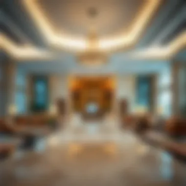 Luxurious Lobby Interior of Park Regis Business Bay Luxurious lobby interior of Park Regis Business Bay emphasizing elegance