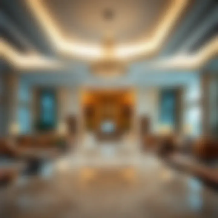 Luxurious Lobby Interior of Park Regis Business Bay Luxurious lobby interior of Park Regis Business Bay emphasizing elegance