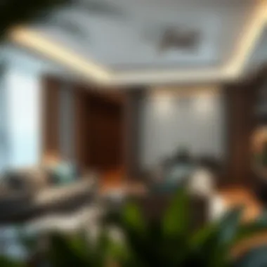 Innovative Shared Living Arrangements Interior of a shared living space showcasing partitioned areas