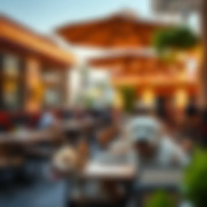 Pet-Friendly Dining Experience in Dubai Stylish restaurant welcoming pets with outdoor seating