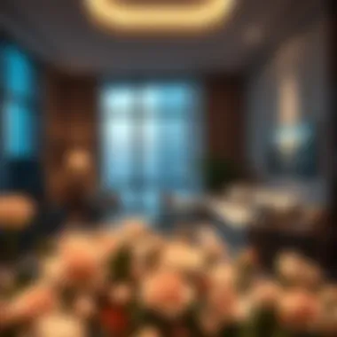 Tranquil atmosphere in a Dubai hotel apartment