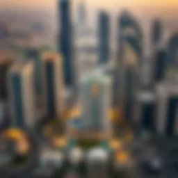 Cityscape of Dubai showcasing real estate