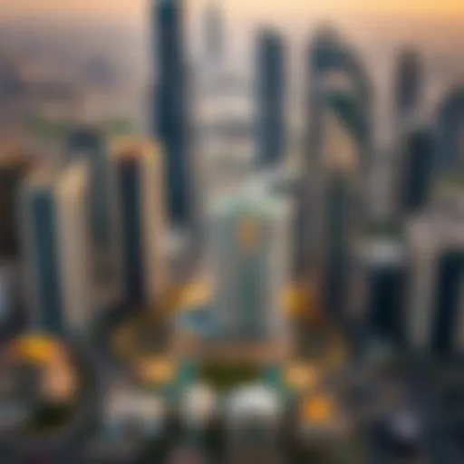 Cityscape of Dubai showcasing real estate