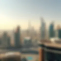 Stunning Dubai skyline with modern architecture