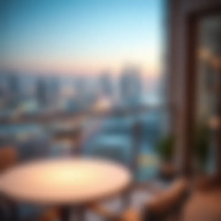 Breathtaking Views from Your Apartment Scenic skyline view from a rental apartment balcony