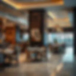 Elegant dining space at Mushrif Mall