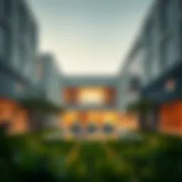 Modern architectural design of Roxy Khawaneej