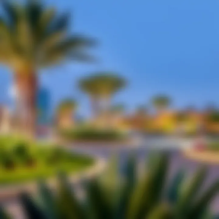 Community amenities such as parks and recreational areas in Arjan