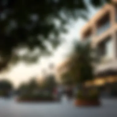 Urban Living: Community Spaces in Dubai A bustling community park illustrating urban lifestyle in Dubai