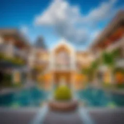 Stunning architectural view of Citadines Culture Village