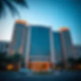 Architectural Marvel: The Facade of ููุฏู ุงููุญุฏุฉ ู
ูู Luxurious facade of ููุฏู ุงููุญุฏุฉ ู
ูู showcasing modern architecture