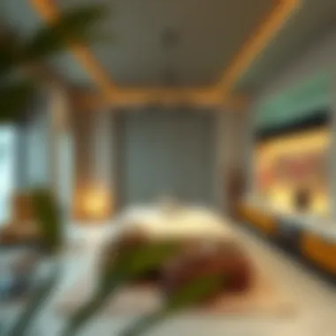 A Calming Oasis for Relaxation Serene spa environment with calming decor