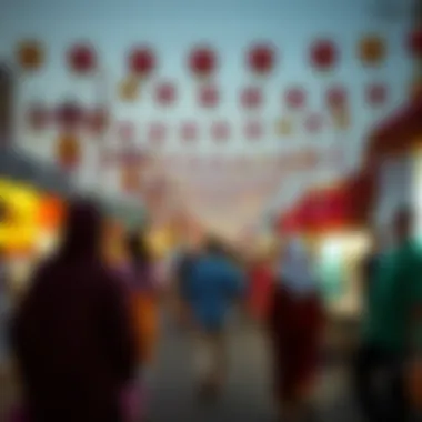 Cultural Festival in Dubai A vibrant cultural festival in Dubai showcasing traditional arts and crafts