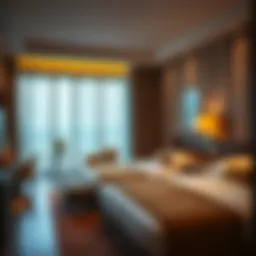 Luxurious guest room at Mövenpick Hotel and Resort