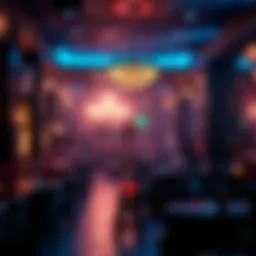 Charming ambiance of a shisha lounge in Business Bay