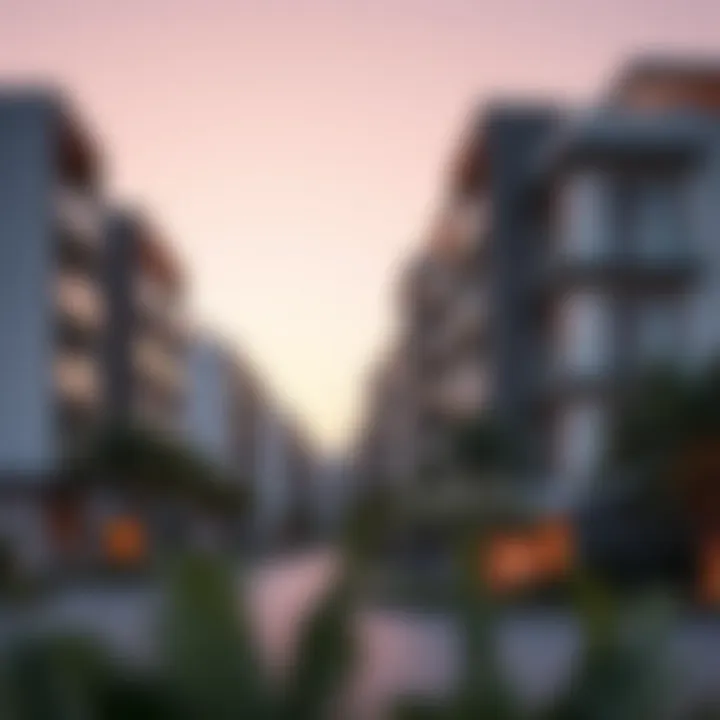 Contemporary Architecture in Tilal Al Furjan Modern residential buildings within Tilal Al Furjan