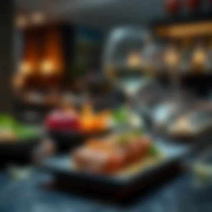 Exquisite Ingredients Defining Haute Cuisine Premium ingredients used in haute cuisine at a Michelin-star venue