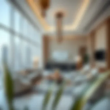 Luxurious Interiors within Wasl Properties Luxurious interior design of a residential unit in Wasl Properties