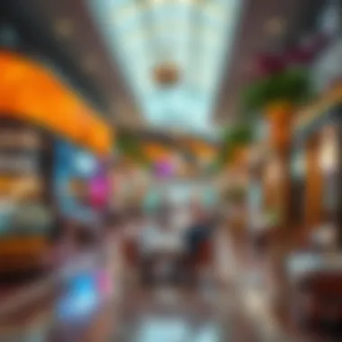 Dining and Entertainment at Yas Mall Vibrant dining and entertainment options available at Yas Mall