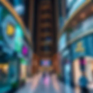 A glimpse of the strategic location of Yas Mall in Dubai