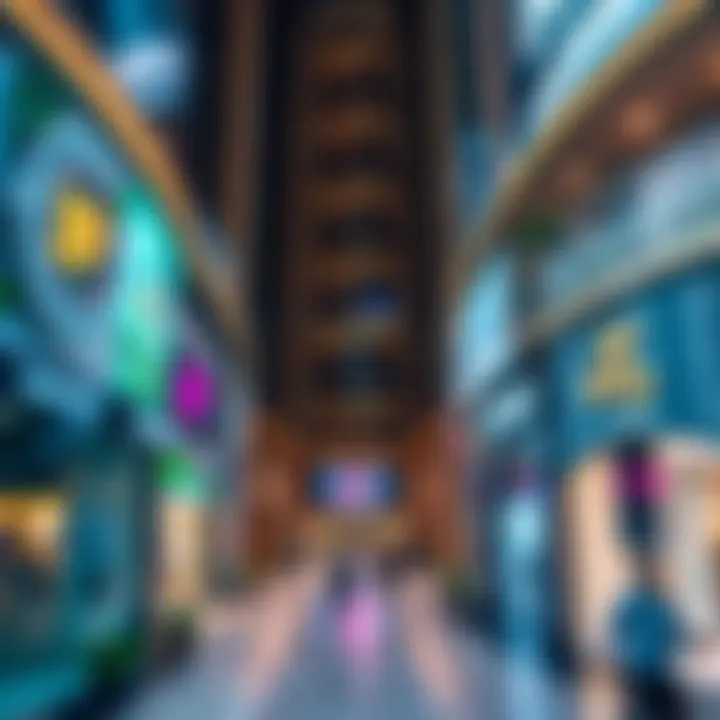 A glimpse of the strategic location of Yas Mall in Dubai